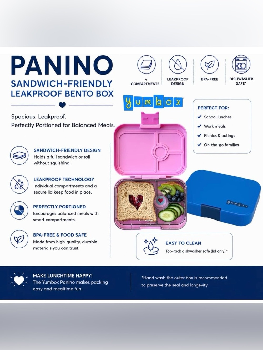 Yumbox Panino Leakproof Bento Lunch Box - Picture 5 of 6